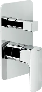 Смеситель для ванны скрытого монтажа Nobili Acquaviva хром VV103100CR, 1