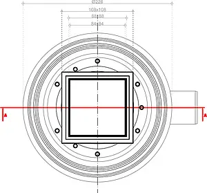 Трап горизонтальный Set Pestan Confluo Standart Dry 1 Black Glass 100x100мм 13000101 Трап горизонтальный Set Pestan Confluo Standart Dry 1 Black Glass 100x100мм 13000101, 3