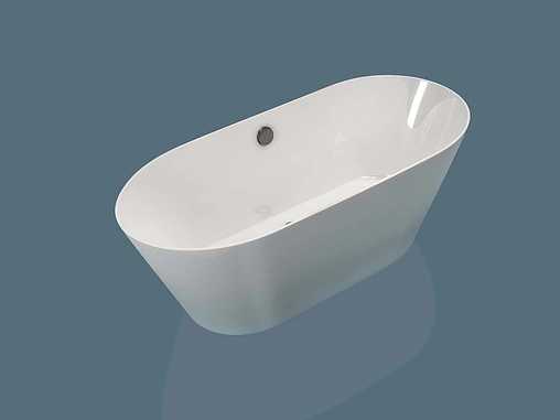 Ванна отдельностоящая из искусственного камня Esse Cebu 168x68.5 белый ECEB1680