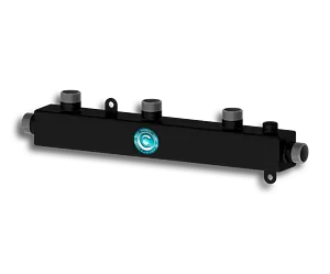 Коллектор распределительный проходной 3 отвода 1&quot;н/н x 1&quot;н Север-К3 1925015, 1