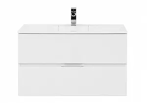 Тумба под умывальник подвесная Aquanet Алвита 90 белый 00235340, 5