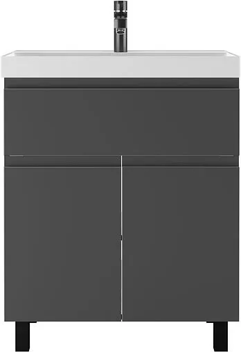 Тумба под умывальник напольный Домино Graffo 70 графит DGr2413T