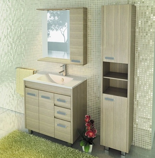 Тумба-умывальник напольная Comforty Марио 90 сосна лоредо 00004152033CF