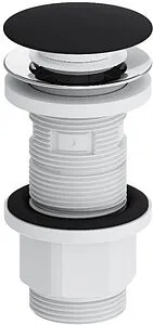 Выпуск автоматический для раковины Damixa Option чёрный матовый 210600300 Выпуск автоматический для раковины Damixa Option чёрный матовый 210600300, 1