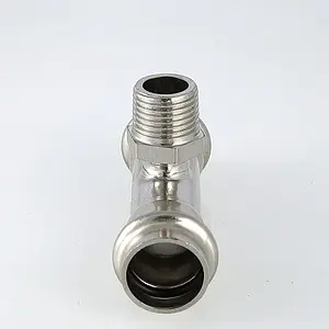 Тройник пресс переходной 28мм x ¾&quot;н x 28мм Valtec VT.INOX-PRESS VTi.933.I.280528, 4
