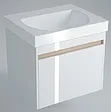 Тумба-умывальник подвесная Kerama Marazzi Buongiorno 60 белый BGN.60.1+1\WHT+BG.wb.60