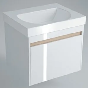 Тумба-умывальник подвесная Kerama Marazzi Buongiorno 60 белый BGN.60.1+1\WHT+BG.wb.60, 4