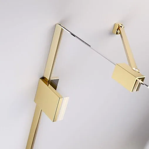 Дверь в нишу 900мм прозрачное стекло Radaway Essenza Pro Gold DWJ 90 L 10099090-09-01L