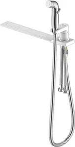 Гигиенический душ со смесителем Lemark Solo хром/белый LM7170CW, 1