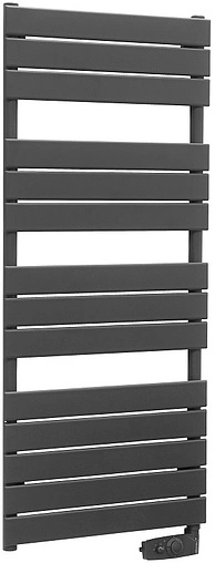 Полотенцесушитель электрический лесенка Atlantic Adelis 1374x556 ANT 750W антрацит матовый 002241