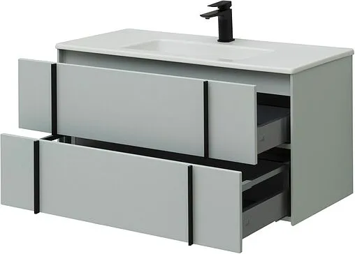 Тумба под умывальник подвесная Allen Brau Reality 100 папирус 1.32007.PWM