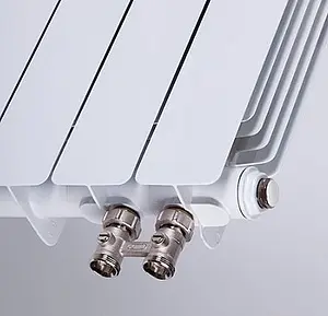 Радиатор биметаллический 11 секций нижнее правое подключение Rifar Base Ventil 500 RBVR50011, 3