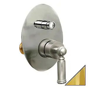 Смеситель для ванны скрытого монтажа Bossini Liberty золото Z001202.021, 1