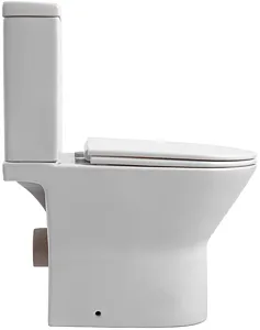 Унитаз-компакт безободковый Aquatek Леон белый AQ2785-00, 5