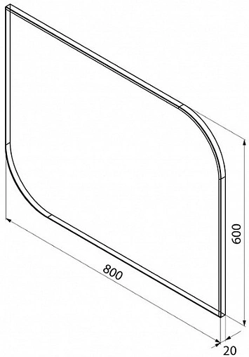 Зеркало с подсветкой IDDIS Calipso 80 CAL8000i98