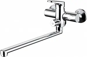 Смеситель для ванны с длинным изливом Bravat Eler хром F6191238CP-01L-RUS Смеситель для ванны с длинным изливом Bravat Eler хром F6191238CP-01L-RUS, 1