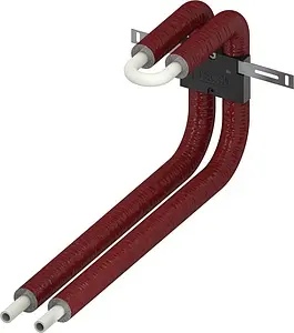 Монтажный узел для подключения радиаторов, настенный, никелированный 16мм TECEflex 714907, 1