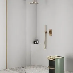 Смеситель для душа скрытого монтажа Ravak Espirit розовое золото X070362 Смеситель для душа скрытого монтажа Ravak Espirit розовое золото X070362, 3