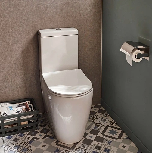 Унитаз-компакт безободковый Jacob Delafon Soprano Rimless белый UJAK102-0+ETAK212-0