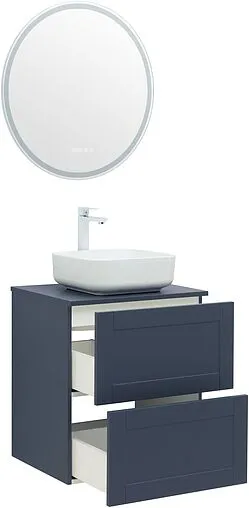 Тумба-умывальник подвесная Aquanet Терра 60 маренго 00313243+