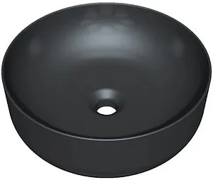 Раковина Kerasan Nolita 40 черный матовый 534431 Раковина Kerasan Nolita 40 черный матовый 534431, 1