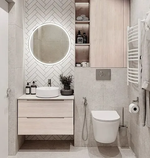 Тумба-умывальник подвесная BelBagno ETNA 80 Rovere Grigio ETNA-800-2C-SO-RG-P+