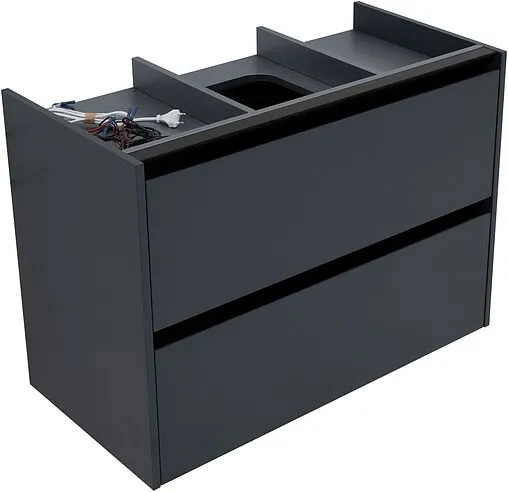 Тумба-умывальник подвесная Allen Brau Activity 90 антрацит 1.34005.AM+