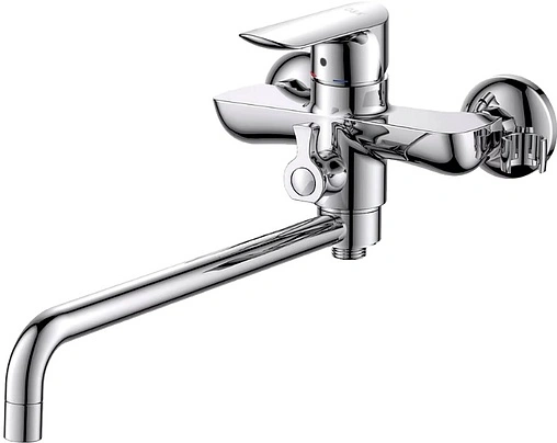 Смеситель для ванны с длинным изливом D&K Venice Baciano хром DA1033301 Смеситель для ванны с длинным изливом D&K Venice Baciano хром DA1033301