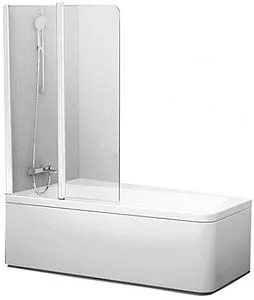 Шторка на ванну 1000мм прозрачное стекло Ravak 10° 10CVS2 100 L 7QLA0103Z1 Шторка на ванну 1000мм прозрачное стекло Ravak 10° 10CVS2 100 L 7QLA0103Z1, 1