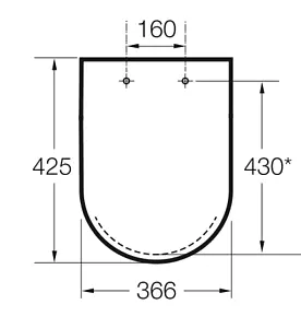 Крышка-сиденье для унитаза с микролифтом Roca Happening белый 801562004 Крышка-сиденье для унитаза с микролифтом Roca Happening белый 801562004, 2