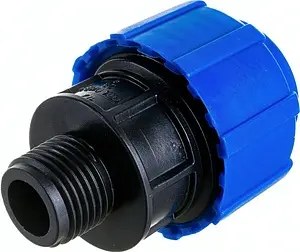 Муфта компрессионная переходная 25мм x ½"н ТПК-Аква 53002512 Муфта компрессионная переходная 25мм x ½"н ТПК-Аква 53002512, 1