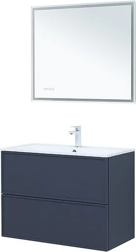 Тумба-умывальник Aquanet Арт 90 маренго 00313266+00318928