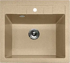 Мойка кухонная GranFest Quadro Q-561 бежевый Мойка кухонная GranFest Quadro Q-561 бежевый, 3
