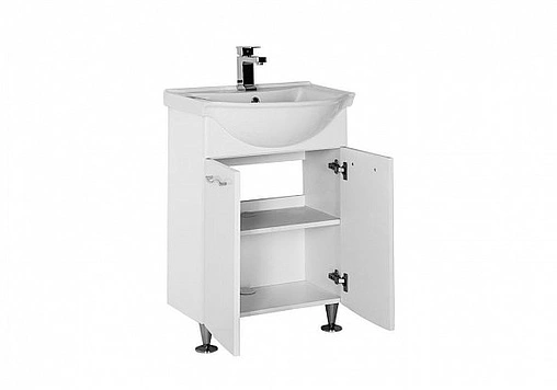 Тумба под умывальник напольная Aquanet Моника 60 белый 00186769 Тумба под умывальник напольная Aquanet Моника 60 белый 00186769