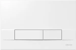 Клавиша смыва для унитаза Lemark Bit 9804008 белый глянцевый, 1