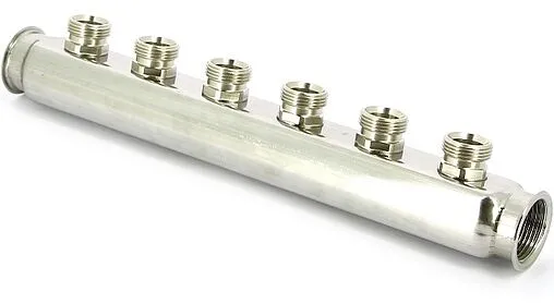 Коллектор распределительный проходной 6 отводов 1&quot;в/в x ¾&quot;ек Uni-fitt 430I4306