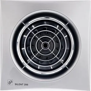 Вентилятор вытяжной Soler & Palau SILENT-200 CHZ SILVER, 1
