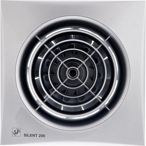 Вентилятор вытяжной Soler &amp; Palau SILENT-200 CHZ SILVER