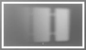 Зеркало с подсветкой Uperwood Tanos 120x70 с подогревом белый/серебро 291020273 Зеркало с подсветкой Uperwood Tanos 120x70 с подогревом белый/серебро 291020273, 1