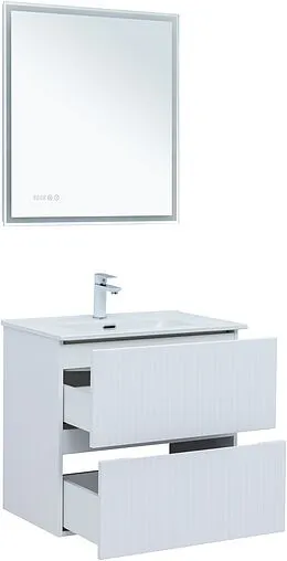 Тумба-умывальник Aquanet Джейн 70 белый матовый 00313285+