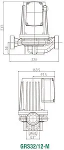 Насос циркуляционный Pumpman GRS32/12- М Насос циркуляционный Pumpman GRS32/12- М, 3