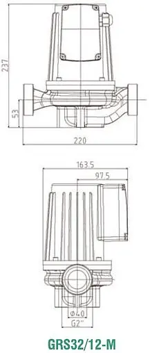 Насос циркуляционный Pumpman GRS32/12- М