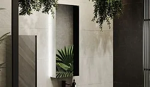 Шкаф-зеркало Jorno Incline 45 антрацит Inc.03.45/P/А/JR, 4