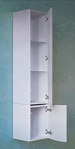 Шкаф-пенал подвесной Raval Moon 33 белый Moo.04.110/P/W Шкаф-пенал подвесной Raval Moon 33 белый Moo.04.110/P/W, 5