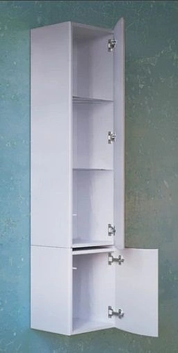 Шкаф-пенал подвесной Raval Moon 33 белый Moo.04.110/P/W