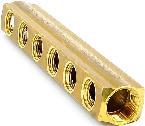 Коллектор распределительный проходной 6 отводов ¾&quot;в/в x ½&quot;в Tiemme 1970042