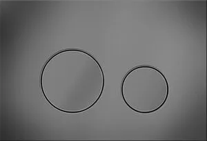 Клавиша смыва для унитаза KK-POL M11 SPP/112/WS/K оружейная сталь, 1