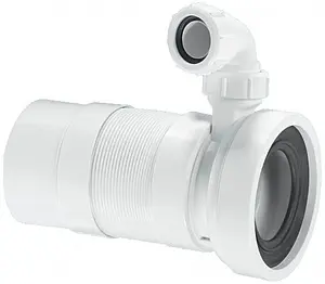 Гофра для унитаза Mc Alpine 330-800мм MRWC-F33PD Гофра для унитаза Mc Alpine 330-800мм MRWC-F33PD, 1