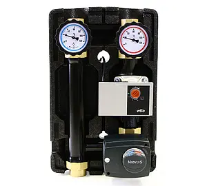 Насосный модуль с 3-х ходовым смесительным клапаном и сервоприводом 1"в х 1"в Uni-Fitt 493Y2500 с насосом Wilo Yonos Para 25/6 180 Насосный модуль с 3-х ходовым смесительным клапаном и сервоприводом 1"в х 1"в Uni-Fitt 493Y2500 с насосом Wilo Yonos Para 25/6 180, 1