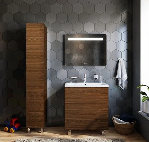 Тумба под умывальник напольная Am.Pm Gem 75 орех M90FSX07522NF32